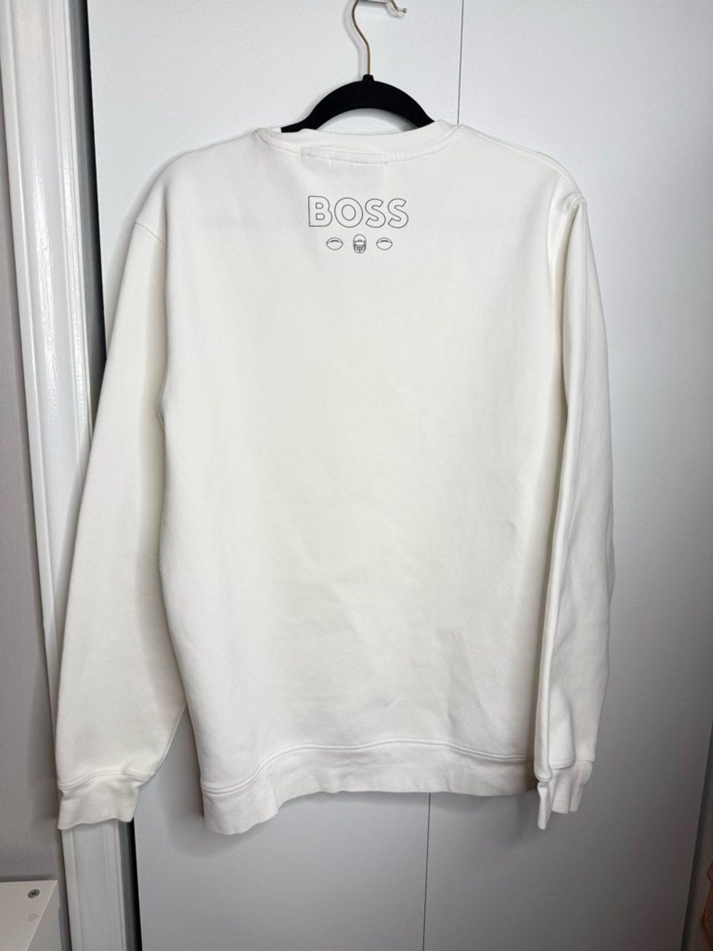 Boss by Hugo Boss x NFL Raiders Crewneck Sweatshirt White Large - Picture 9 of 13